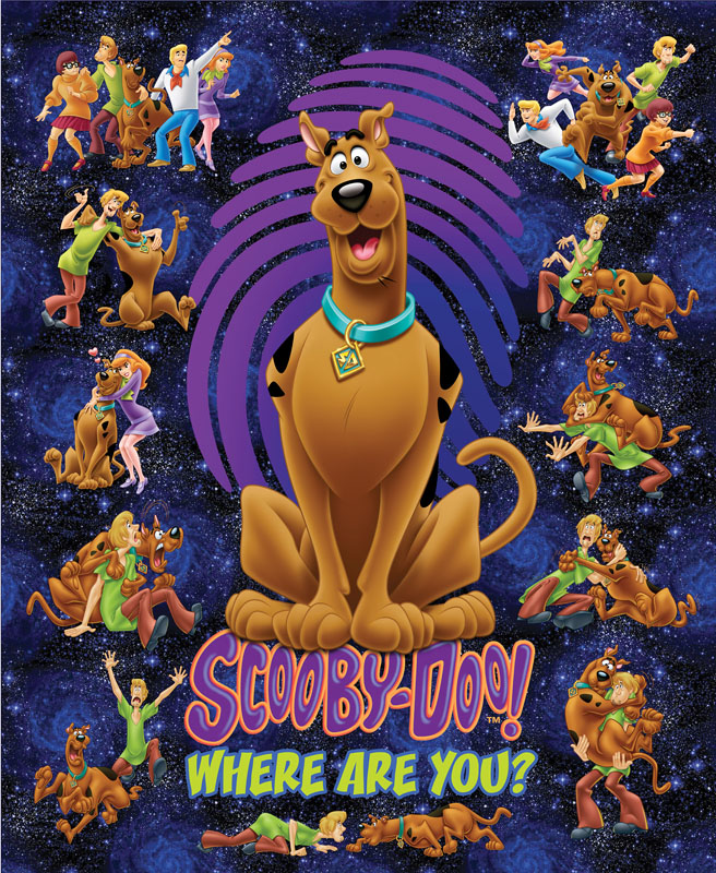 Scooby Doo By Warner Bros For Benartex - Scooby-Doo Panel Multi