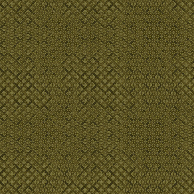 Amber And Spice By Kanvas Studio For Benartex - Amber & Spice Geo Green
