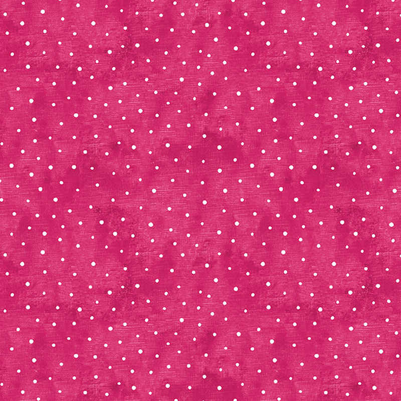Beautiful World By Lee Foster Wilson For Benartex - Chalk Dot Hot Pink