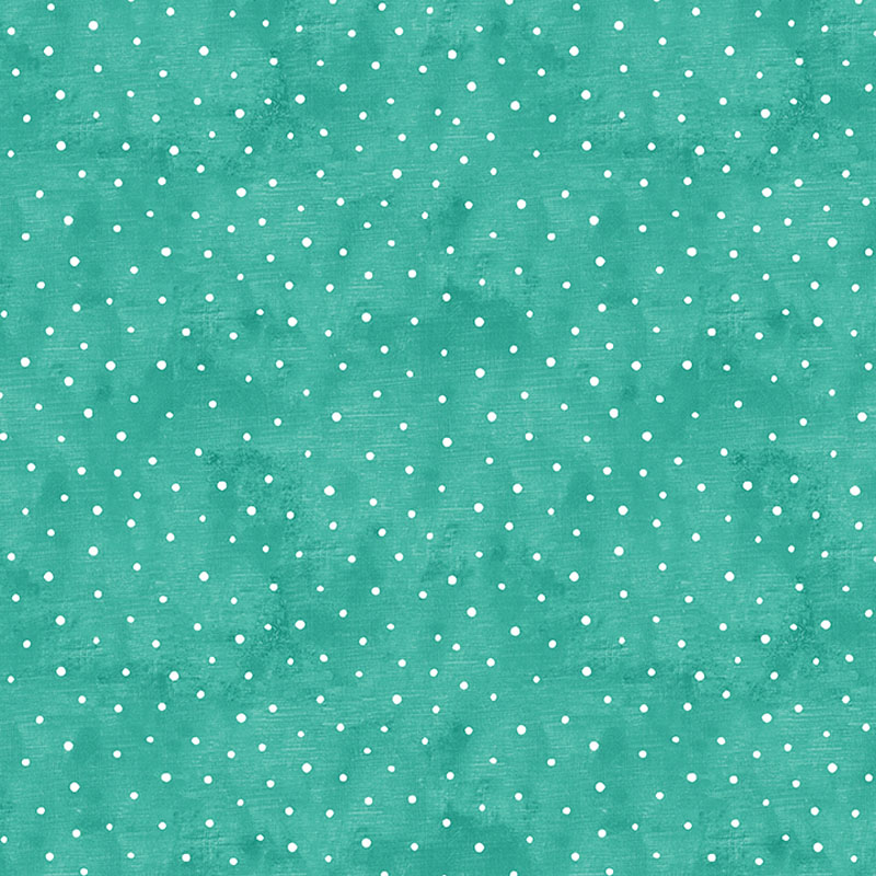 Beautiful World By Lee Foster Wilson For Benartex - Chalk Dot Turquoise