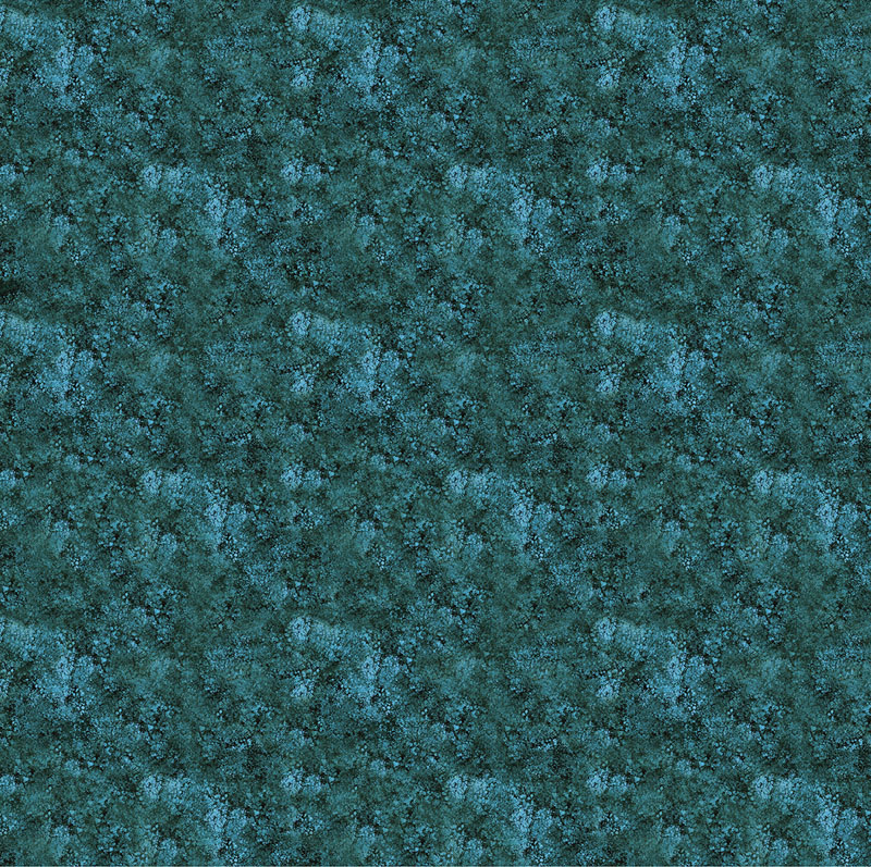 Dragonfly And Moon By Peggy Collins For Benartex - Stippled Earth Teal