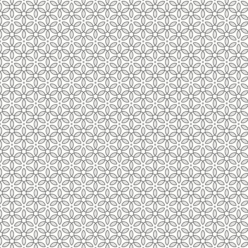 Shadow And Stone By Contempo Studio For Benartex - Geo Blossoms Gray
