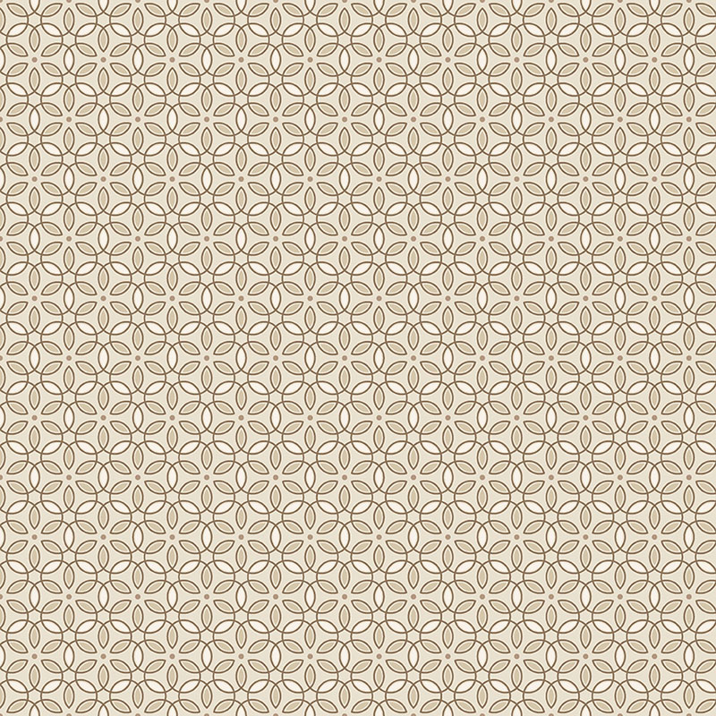 Shadow And Stone By Contempo Studio For Benartex - Geo Blossoms Latte