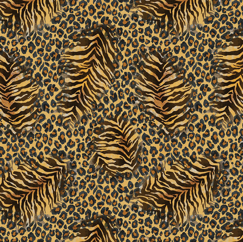 Grunge Gone Glam By Jane Clauss For Benartex - Neutral Gold