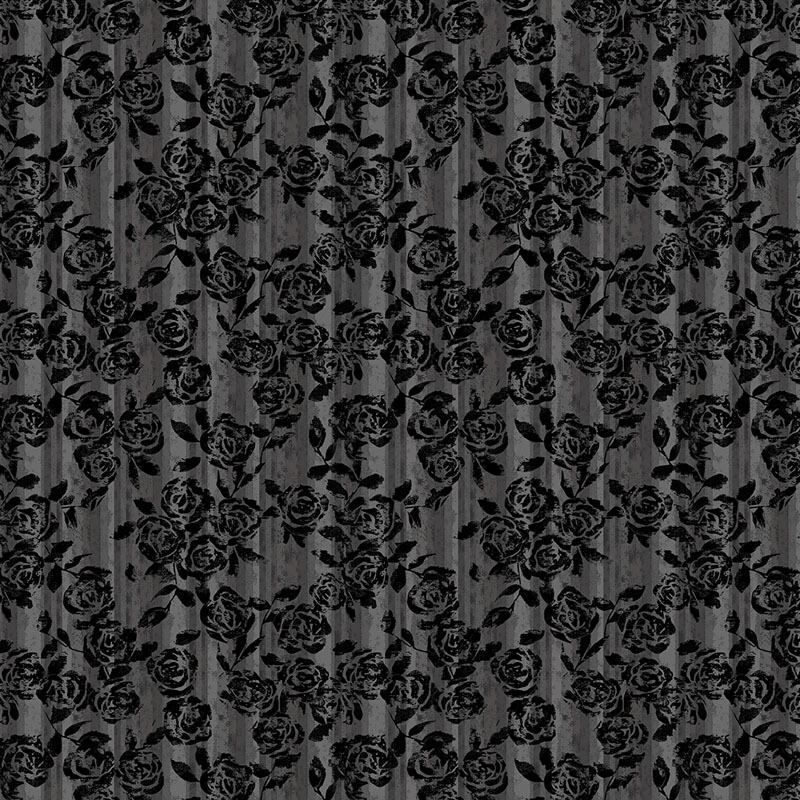 Grunge Gone Glam By Jane Clauss For Benartex - Charcoal Poly/Spandex