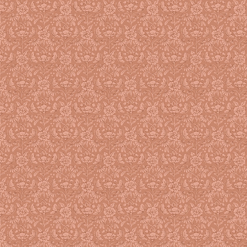Emma\'s Farmhouse By Fox And Fables For Benartex - Fairytale Tonal Peach
