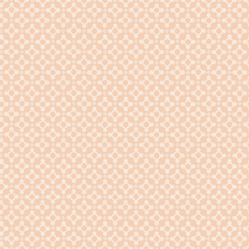 Emma\'s Farmhouse By Fox And Fables For Benartex - Petit Eyelet Light Peach