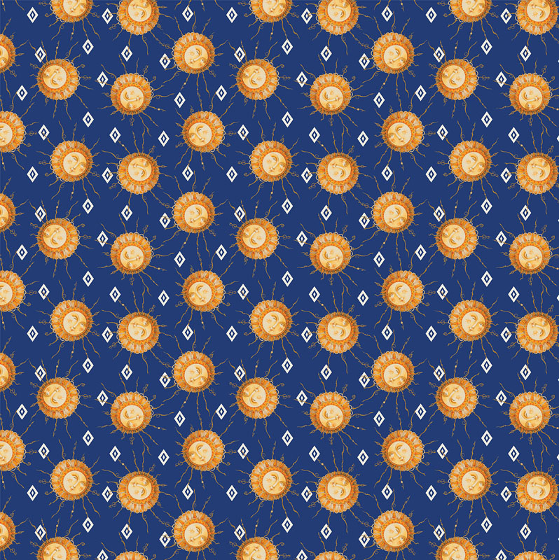 Sun Festival By David Galchutt For Benartex - Blue
