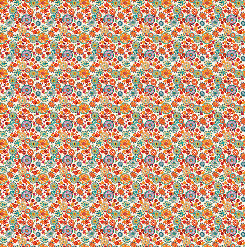 Sun Festival By David Galchutt For Benartex - Cream/Multi