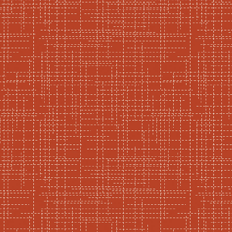 Hedgerow By Rachel Rossi For Benartex - Threadbound Dark Terracotta