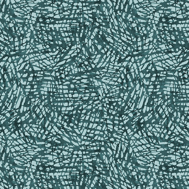 Hedgerow By Rachel Rossi For Benartex - Thicket Medium Teal