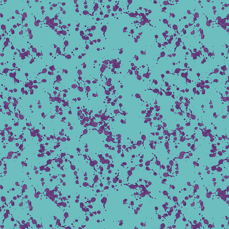 Hedgerow By Rachel Rossi For Benartex - Berry Splatter Teal