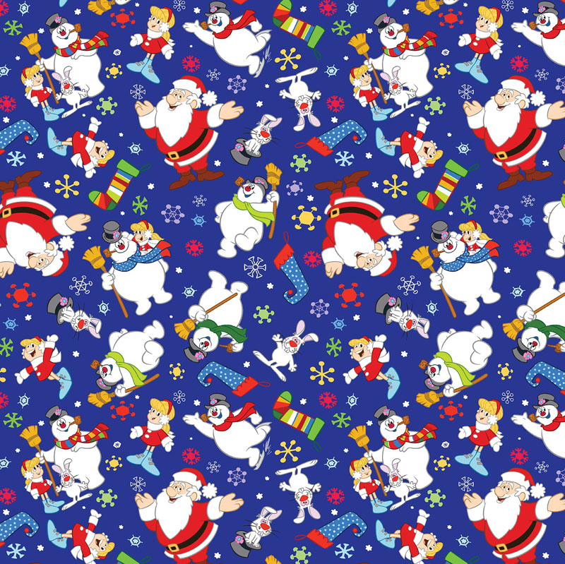 Frosty The Snowman By Warner Bros For Benartex - Frosty & Friends Royal Blue