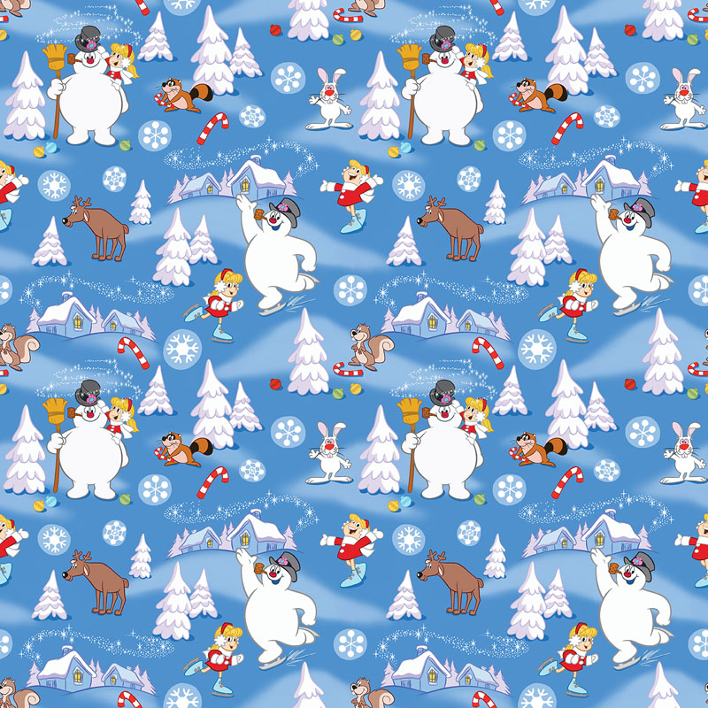 Frosty The Snowman By Warner Bros For Benartex - Frosty Wonderland Blue