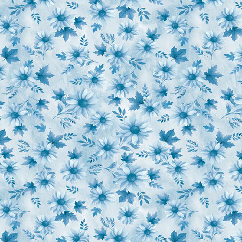 Autumn Harvest 108" By Kanvas Studio For Benartex - Light Blue