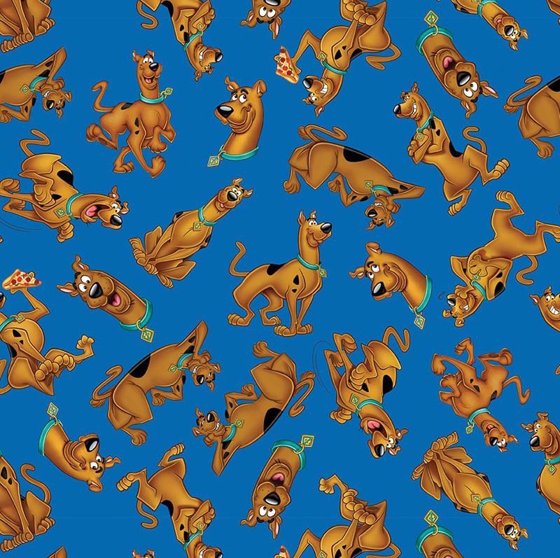 Scooby Doo By Warner Bros For Benartex - Scooby-Doo Toss Blue