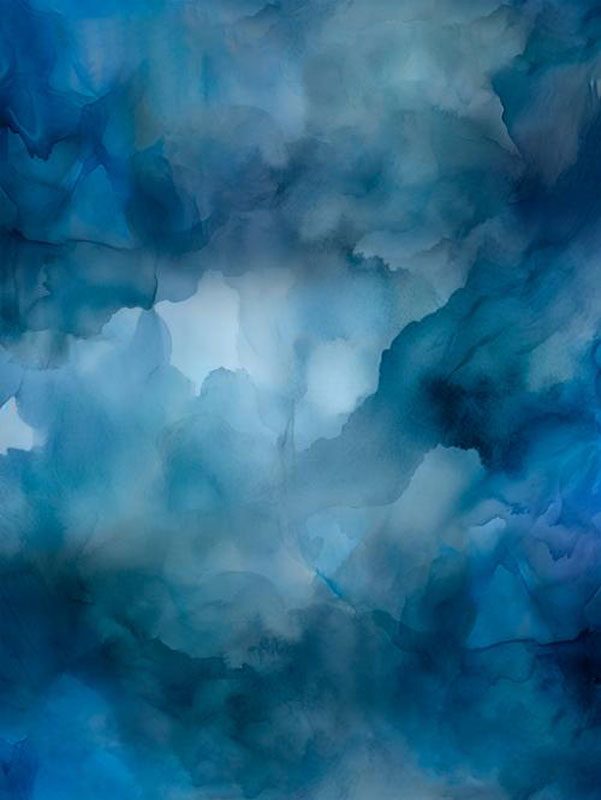 Ombre Dream By V And Co For Moda - Digital Print - Ocean