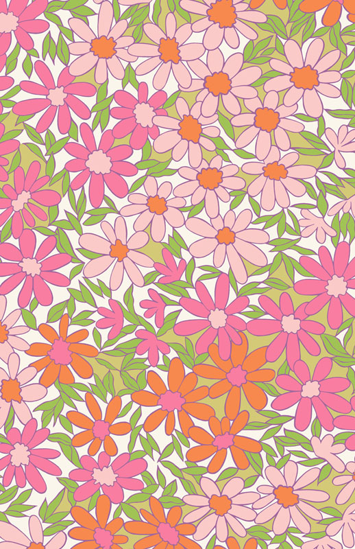 Breezy By V And Co For Moda - Digital Print - Blushfield
