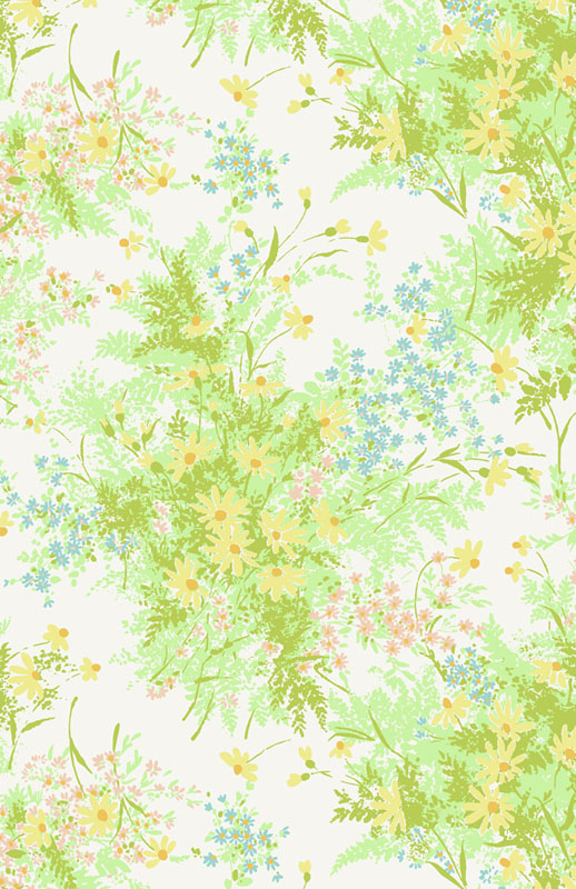Breezy By V And Co For Moda - Digital Print - Meadow