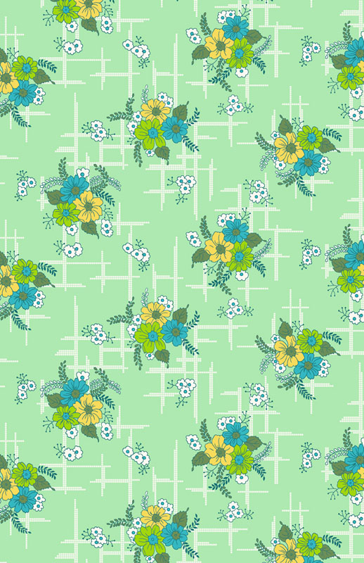 Breezy By V And Co For Moda - Digital Print - Celadon