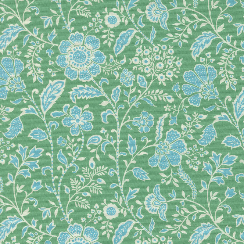 Tilbury Garden By Crystal Manning For Moda - Digital Print - Spearmint