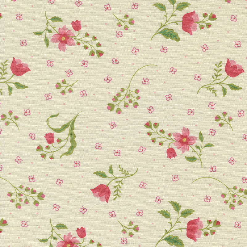 Tilbury Garden By Crystal Manning For Moda - Digital Print - Porcelain