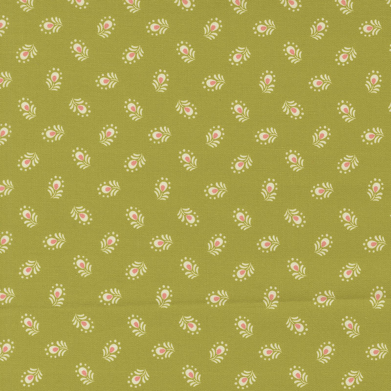 Tilbury Garden By Crystal Manning For Moda - Digital Print - Pesto