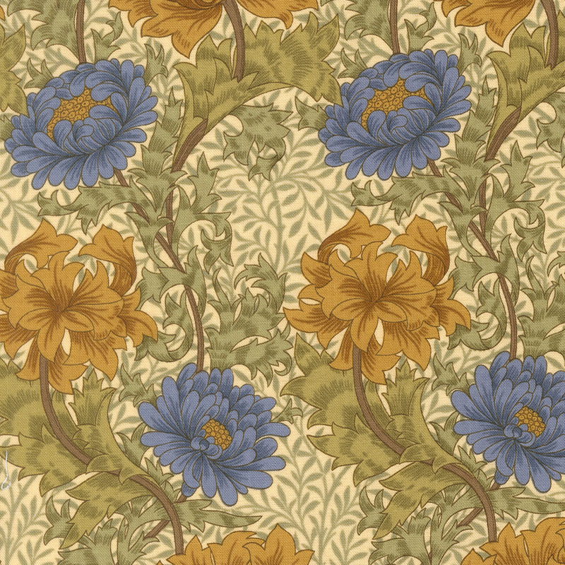 Morris Melody By Barbara Brackman For Moda - Parchment