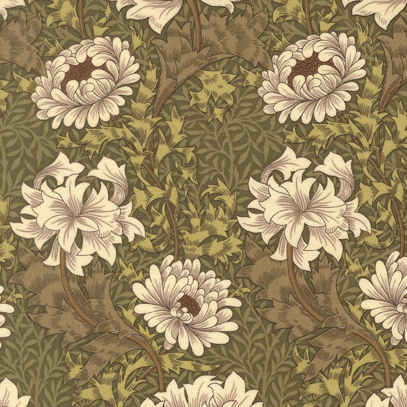 Morris Melody By Barbara Brackman For Moda - Sage