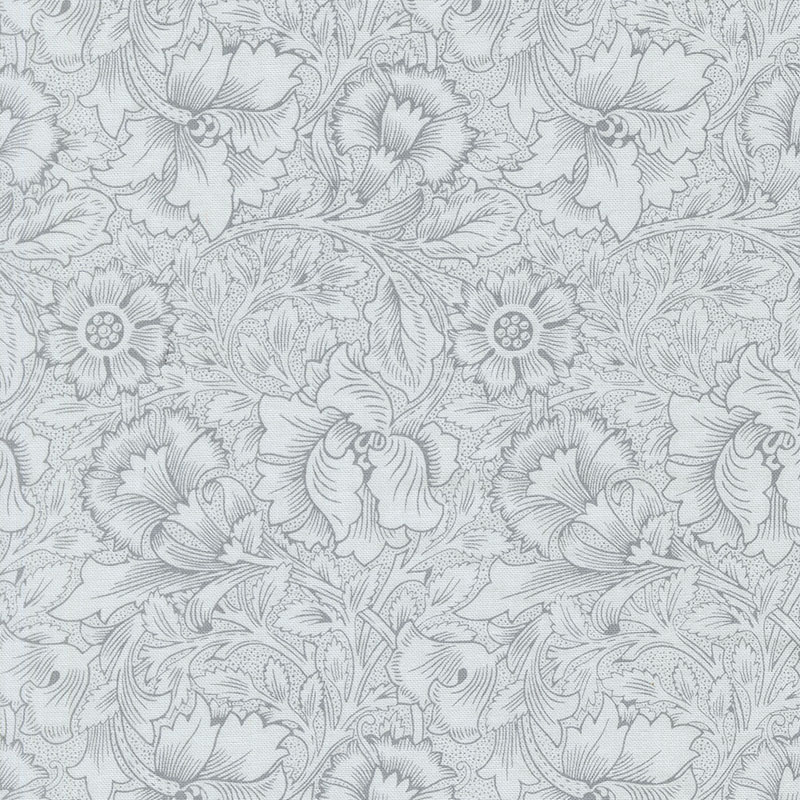 Morris Melody By Barbara Brackman For Moda - Sky