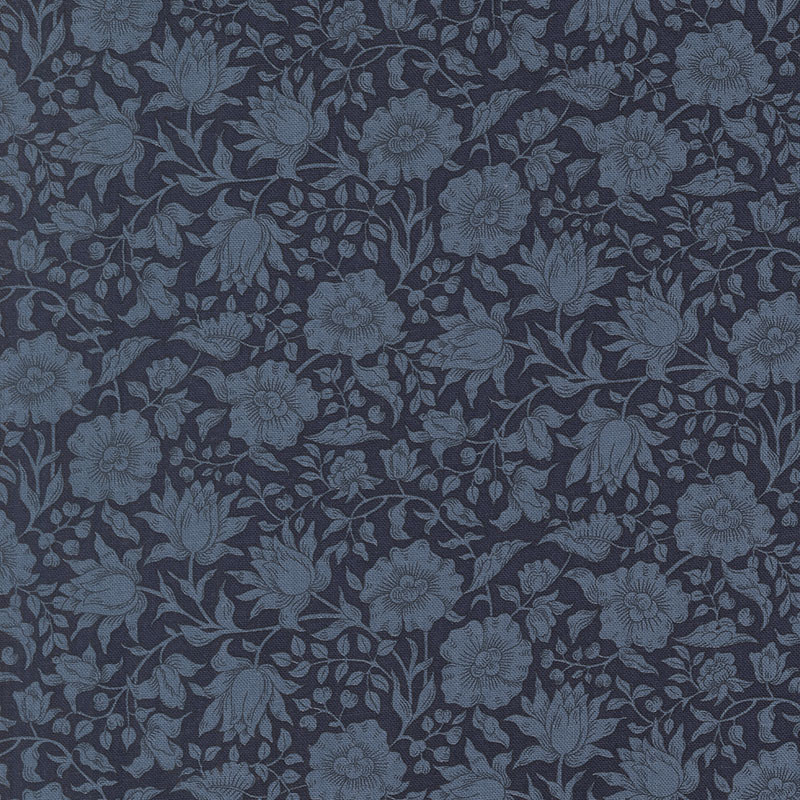 Morris Melody By Barbara Brackman For Moda - Twilight
