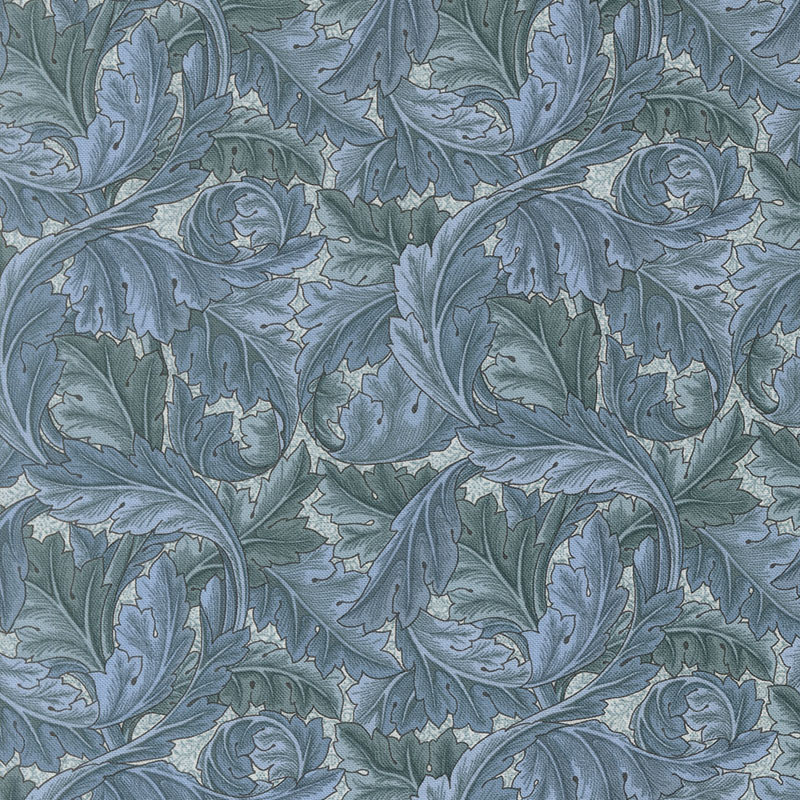 Morris Melody By Barbara Brackman For Moda - Sky