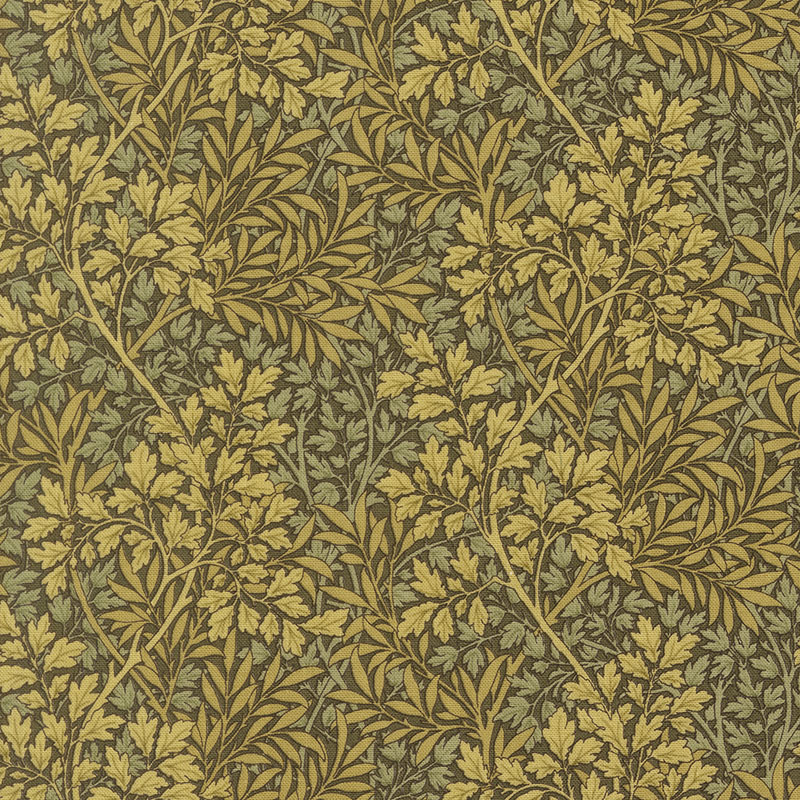 Morris Melody By Barbara Brackman For Moda - Sage