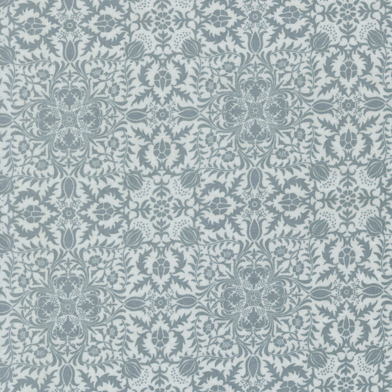Morris Melody By Barbara Brackman For Moda - Sky