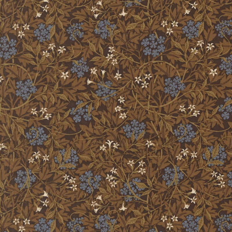 Morris Melody By Barbara Brackman For Moda - Chocolate