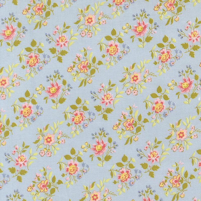 Meadowbrook By Brenda Riddle For Moda - Sky