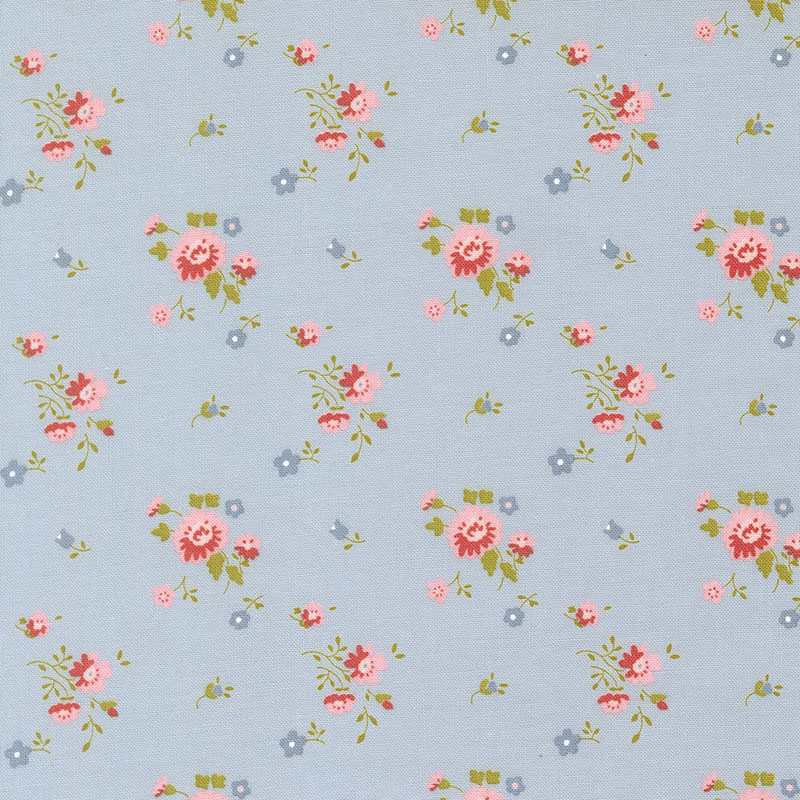 Meadowbrook By Brenda Riddle For Moda - Sky