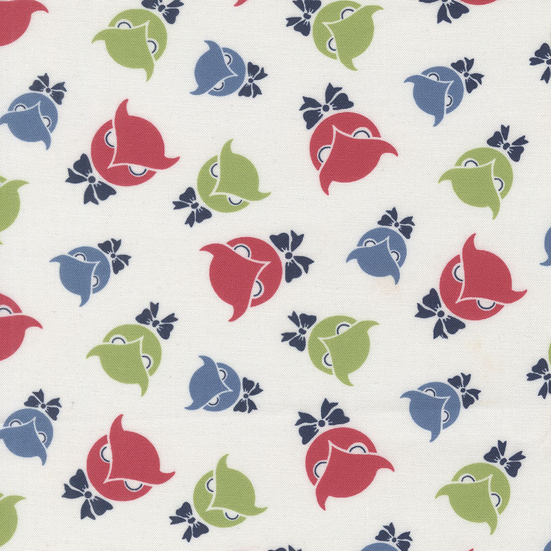 Tid Bits By Me And My Sister Designs For Moda - Digital Print - Vintage Owls