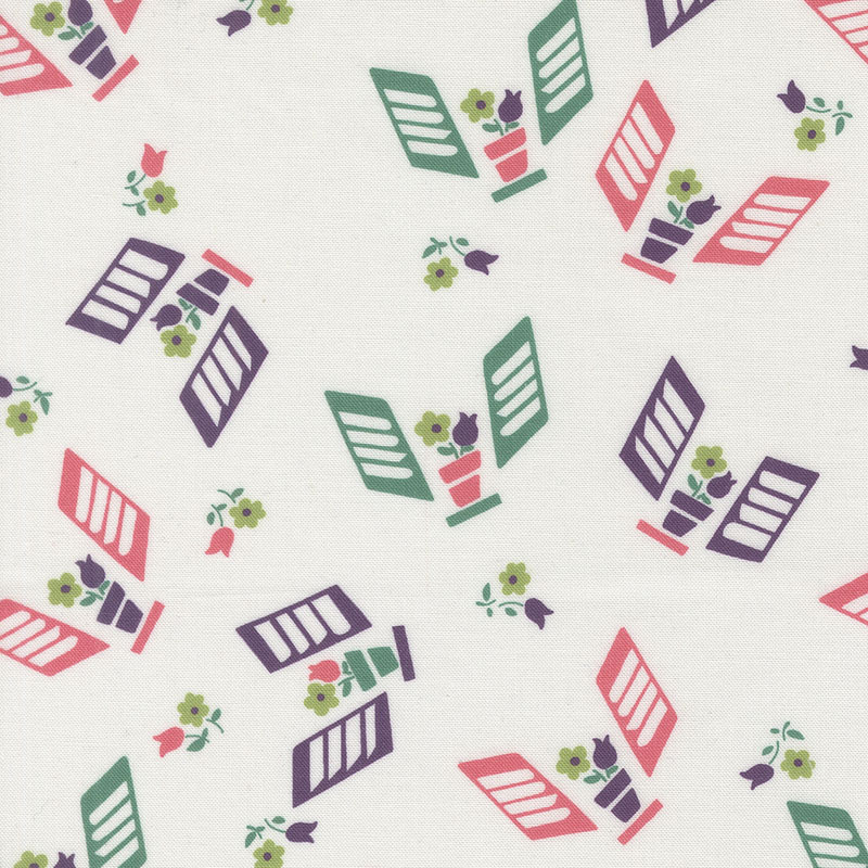Tid Bits By Me And My Sister Designs For Moda - Digital Print - Open Shutters