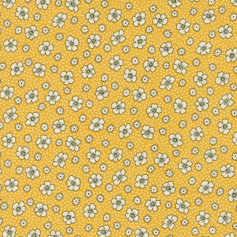 30\'s Playtime Iris\'s Garden By Linzee Mccray For Moda - Sunshine