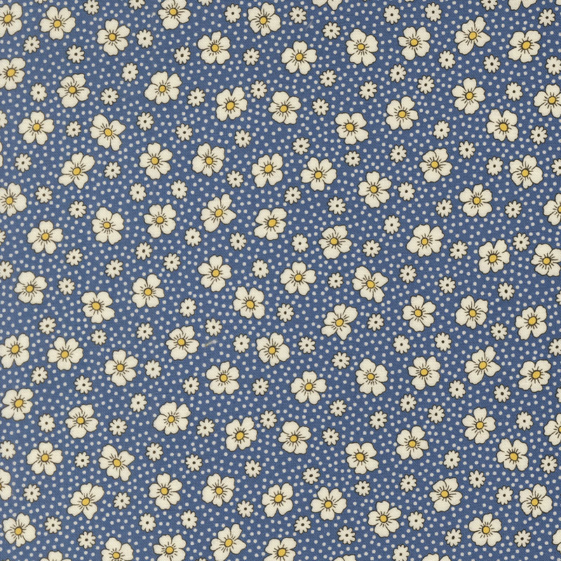 30\'s Playtime Iris\'s Garden By Linzee Mccray For Moda - Bluebell