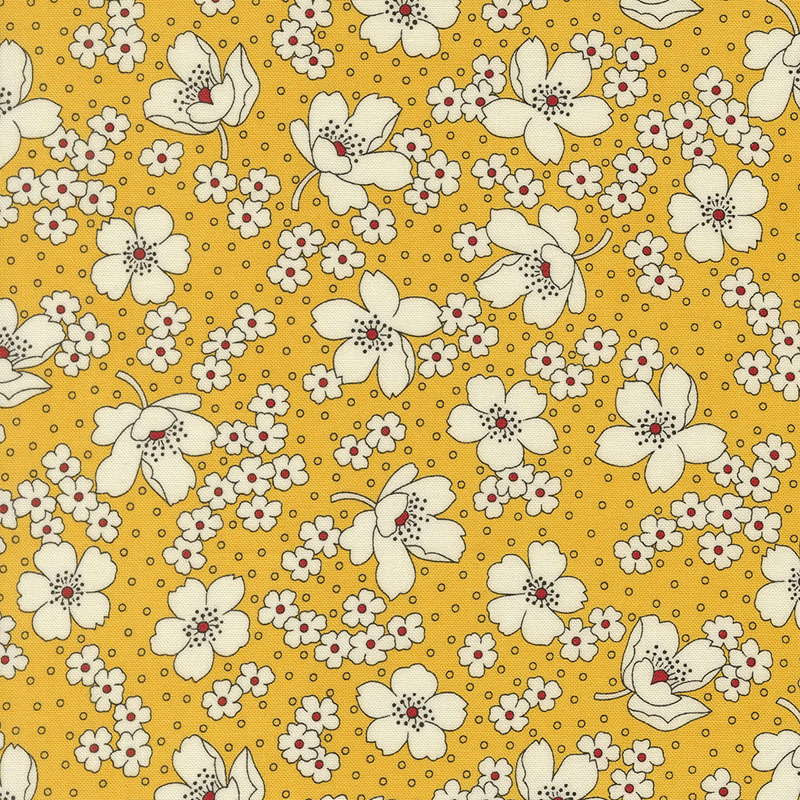 30\'s Playtime Iris\'s Garden By Linzee Mccray For Moda - Sunshine