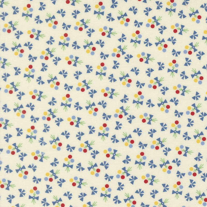 30\'s Playtime Iris\'s Garden By Linzee Mccray For Moda - Eggshell