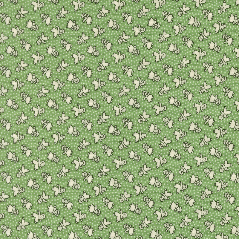 30\'s Playtime Iris\'s Garden By Linzee Mccray For Moda - Aloe