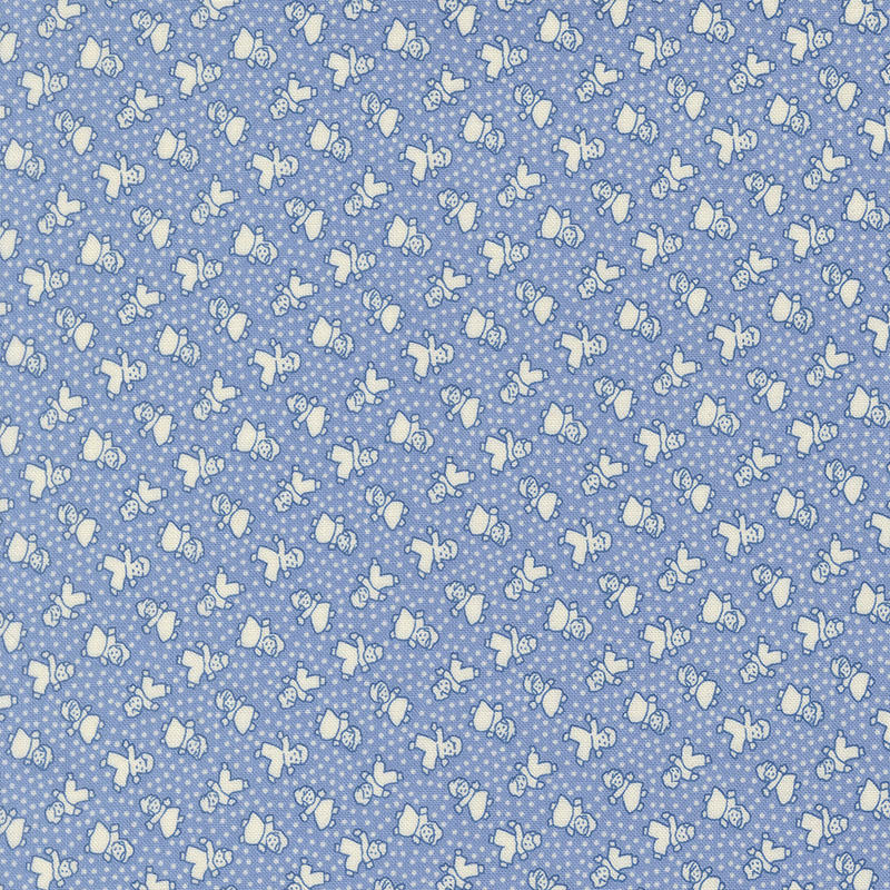 30\'s Playtime Iris\'s Garden By Linzee Mccray For Moda - Sky