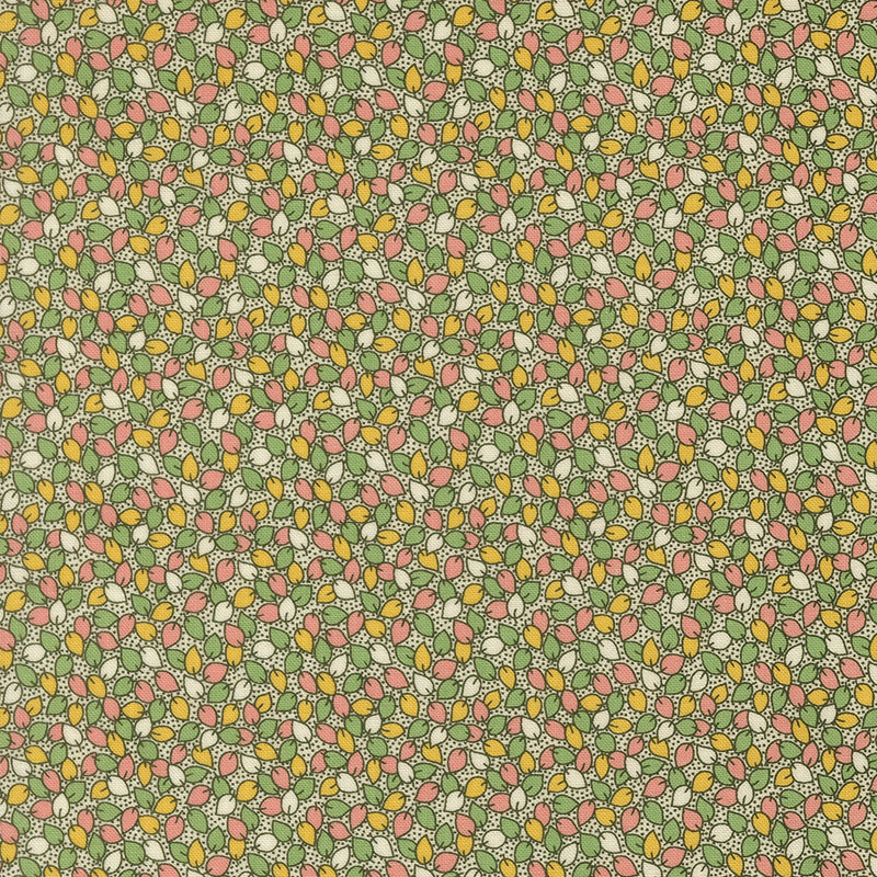 30\'s Playtime Iris\'s Garden By Linzee Mccray For Moda - Aloe
