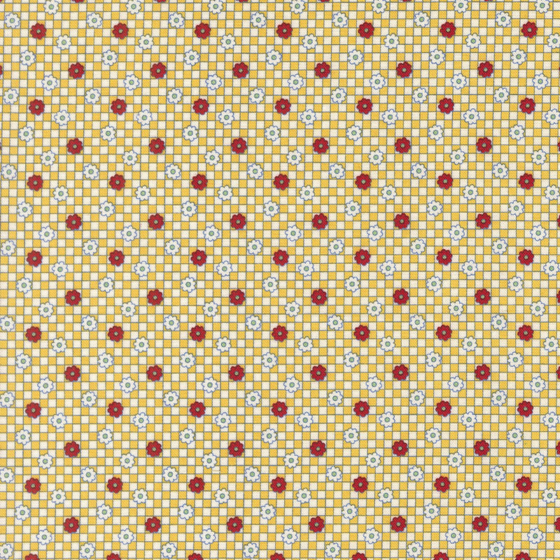 30\'s Playtime Iris\'s Garden By Linzee Mccray For Moda - Sunshine
