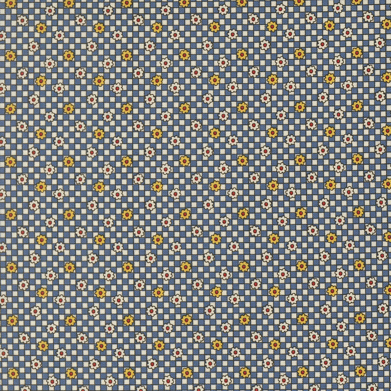 30\'s Playtime Iris\'s Garden By Linzee Mccray For Moda - Bluebell