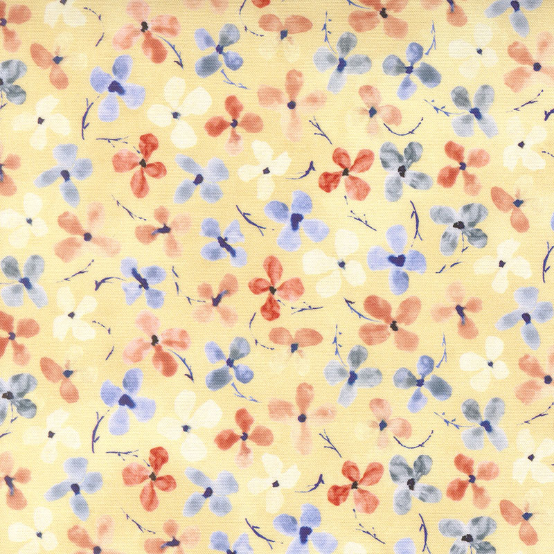 Flutterby By Janet Clare For Moda - Digital Print - Clouded-Yellow