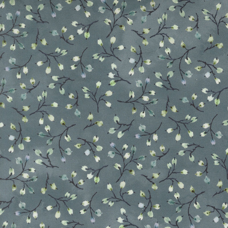 Flutterby By Janet Clare For Moda - Digital Print - Common-Blue